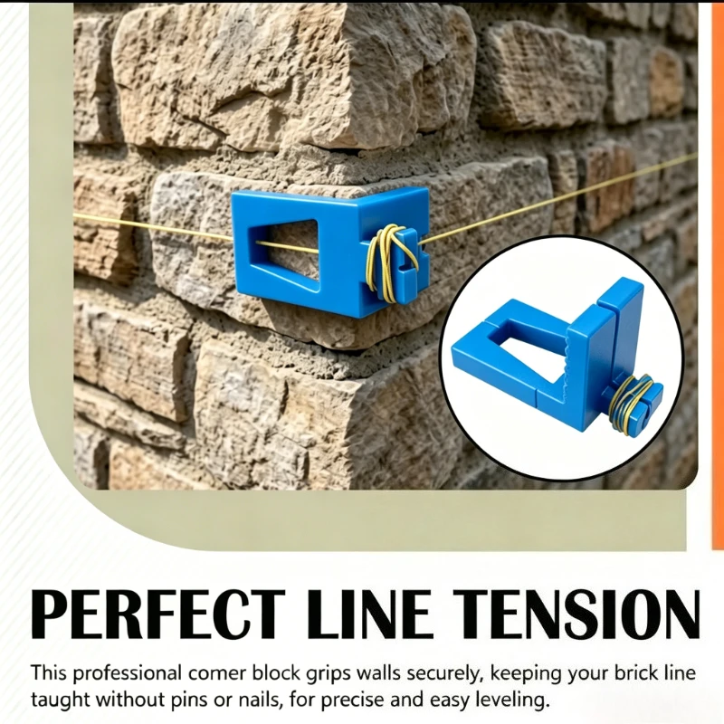 Brick Laying Anchor Corner Code, Plastic Masonry Tool, Marking Tool for Brick/Block Corner Positioning