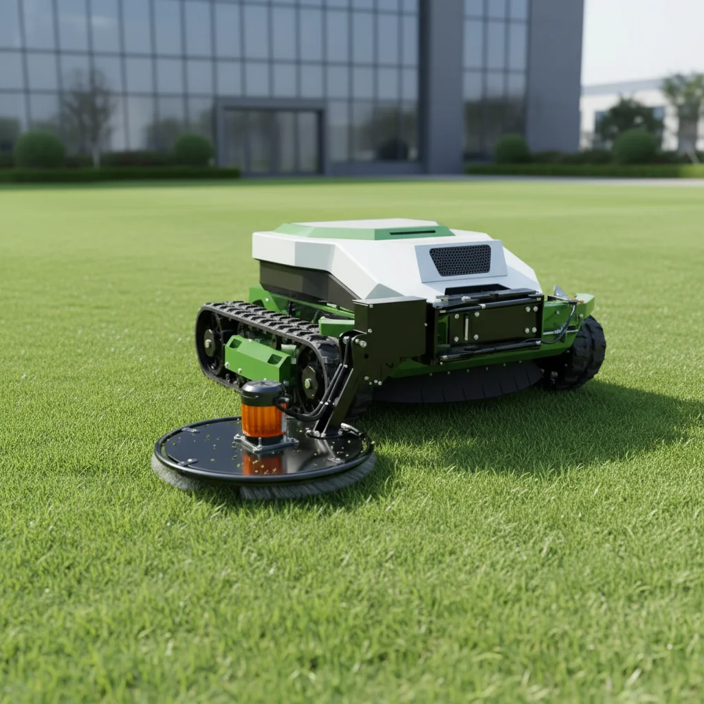 

All Terrain Grass Cutting Mower RC Tracked Crawler Remote Control Tool for Garden Farm