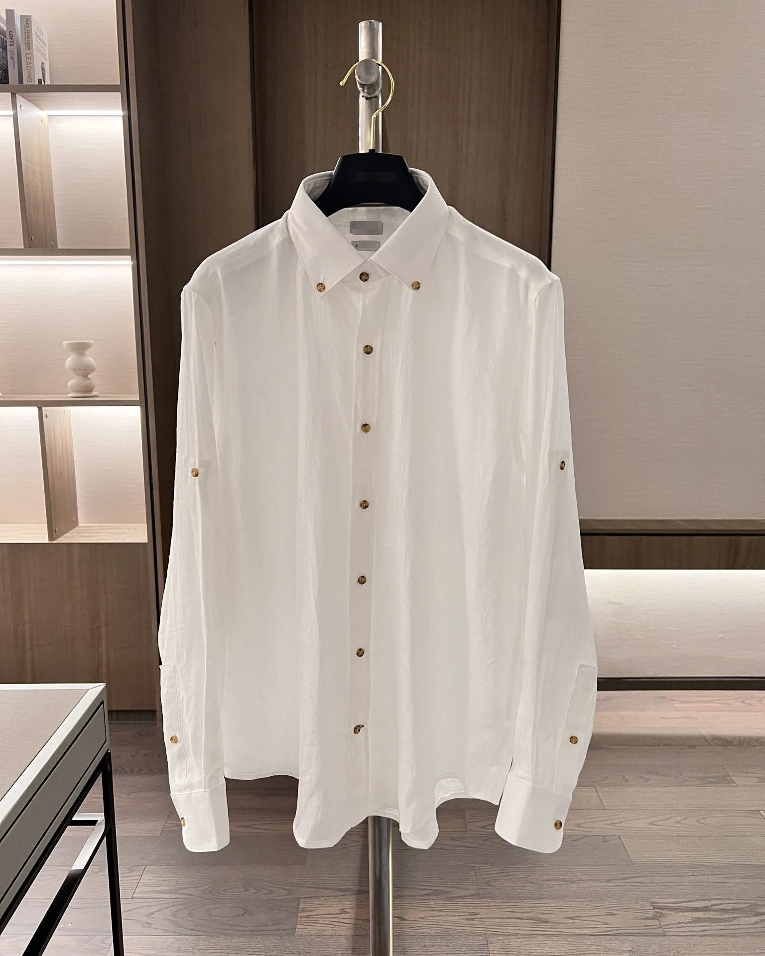 

BILLIONAIRE SIJITONGDA2024 Spring, Summer and Autumn new men's linen long-sleeved shirts, fashionable and versatile items th