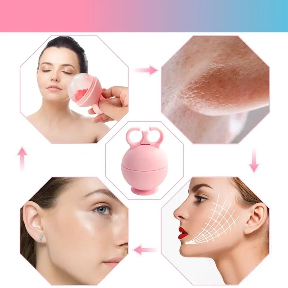 Rodillo de hielo de silicona para terapia de frío, molde de cubitos de hielo de silicona para enfriamiento facial, rodillo de masaje de hielo multifuncional congelable, esguince de tobillo