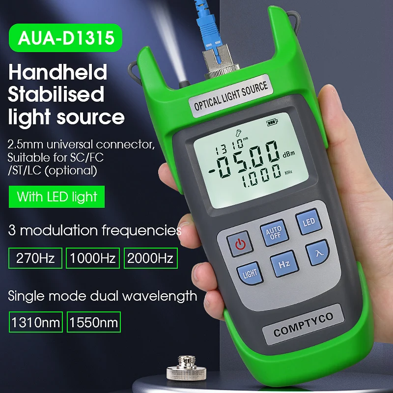comptyco-aua-d1315-opticl-light-source-ols-fiber-testing-tool-1310nm-1550nm-fiber-optic-stable-light-source-270hz-1000hz-2000hz