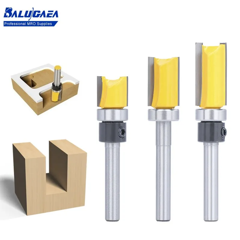 

Router Bit 6mm Shank Template Pattern Bit Flush Trim Router Bit Milling Cutter For Woodworking