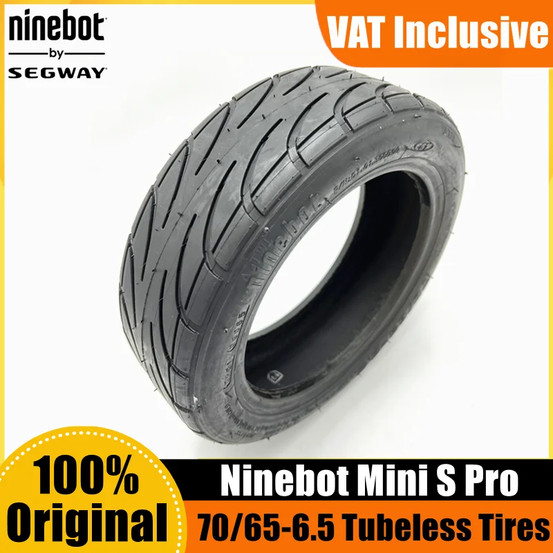 Original Ninebot Outer Tire For Ninebot By Segway Mini S Pro Self-balancing Electric Scooter 70/65-6.5 Tubeless Tire Accessories