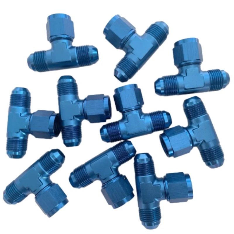 Customizable Blue Anodized Aluminum CNC Parts