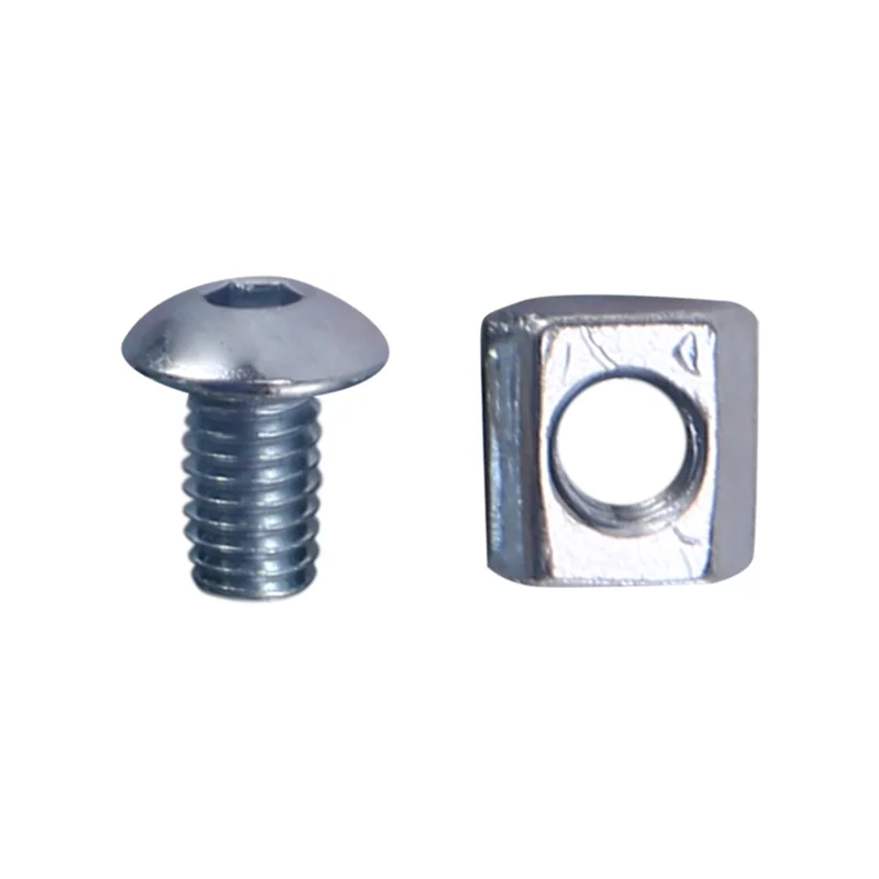 A01F-500Pcs suporte de canto série 2020 conjunto de conector de perfil de alumínio para slot de 6mm acessórios de perfil de alumínio