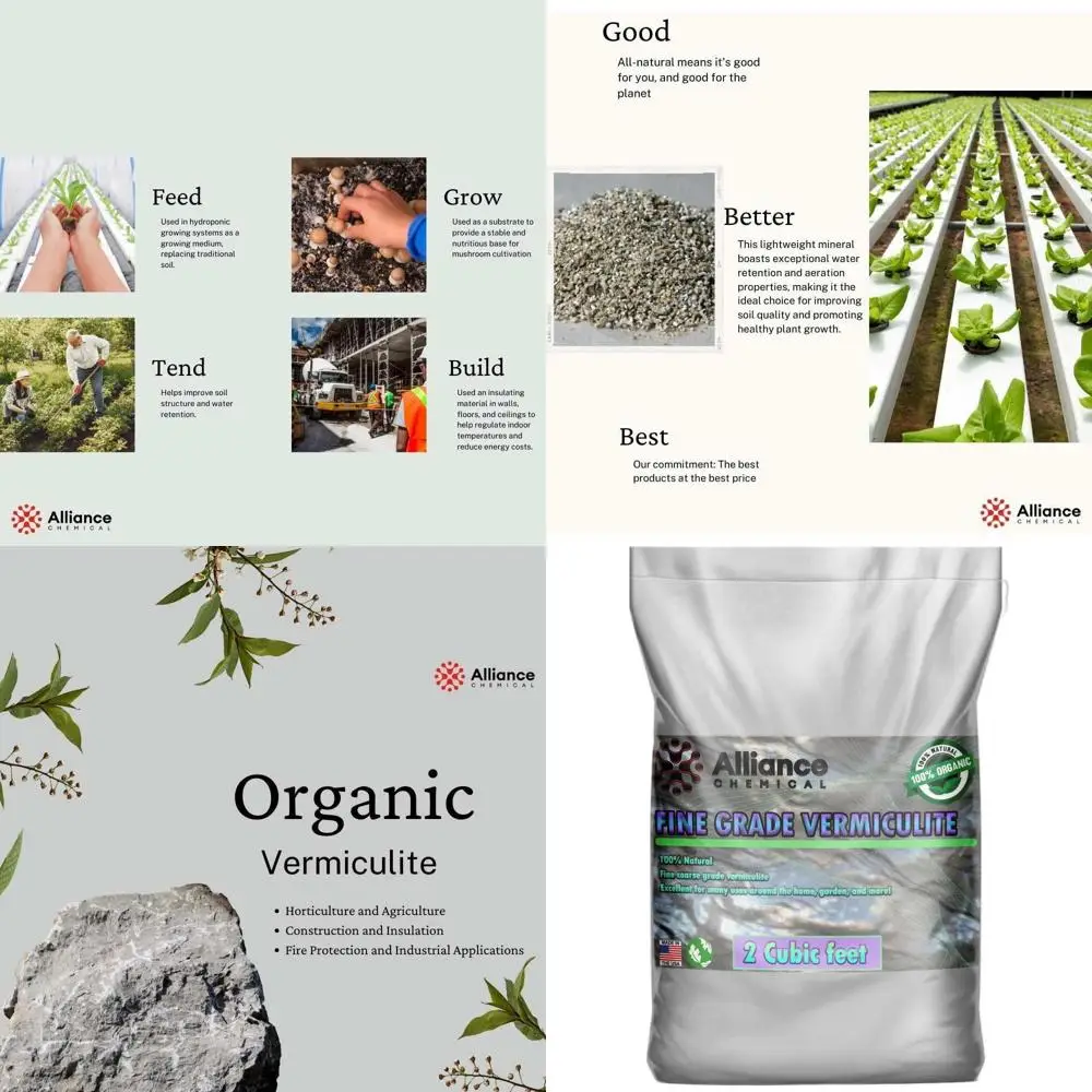 

Органический вермикулит 2 куб. фута для почвы, садоводства, орхидей, суккулентов, грибов и гидропоники