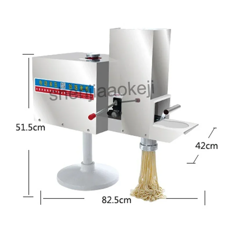 220v 2200w Stainless Steel Electric Cold Press Noodles Machine Commercial Hydraulic Rake Machine Ramen Panel Machine