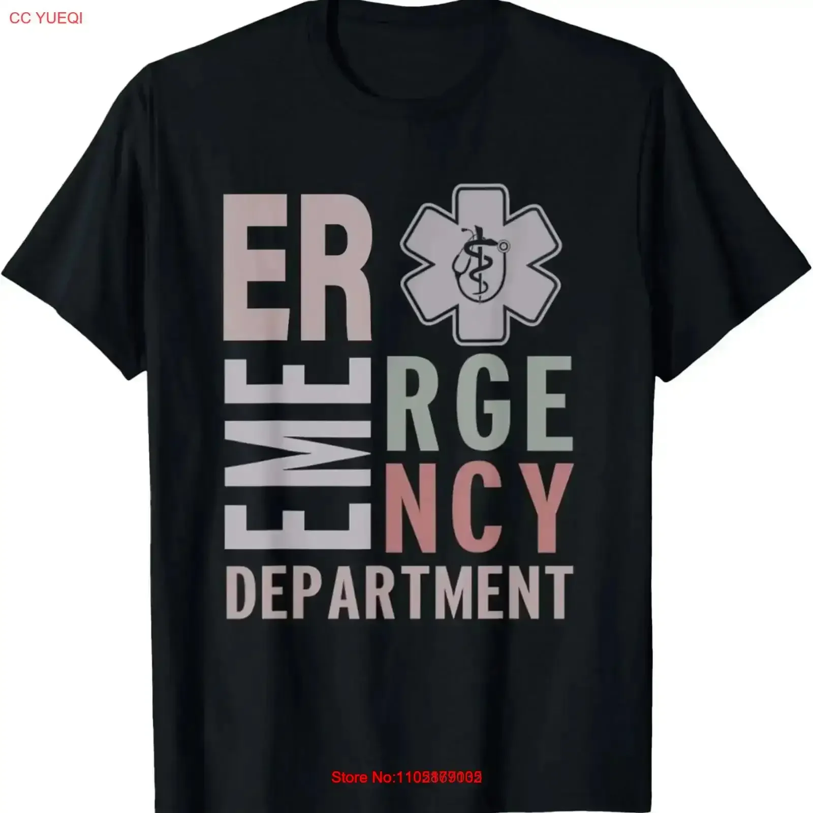 Retro Emergency Department Er Nurse Mens Women Week T Shirt vintage Washed Stretched Top For Everyday Wear Casual vintage
