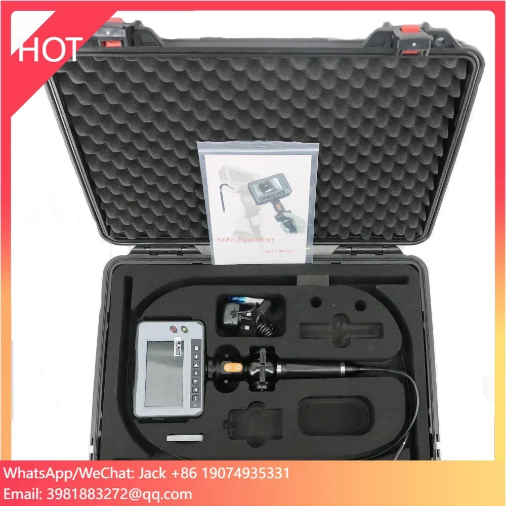 

Промышленный видеоэндоскоп DR4540F с 4,3-дюймовым ЖК-экраном, 4-сторонняя инспекционная камера-бороскоп, ручной, диаметр 4,0 мм, промышленный эндоскоп 1,5 м