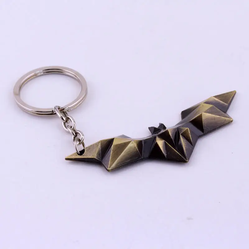 Bat Pendants Keychain Toy Superheroes Movie Jewelry Car Key Ring Bags Key Chains Gifts Souvenir