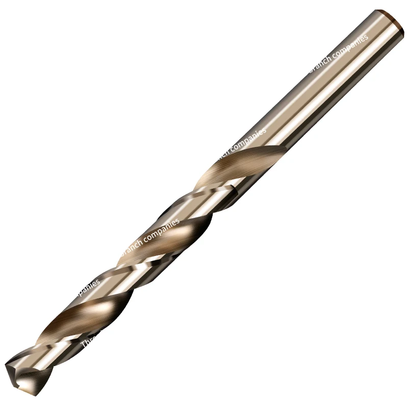 

Cobalt-containing twist drill special for stainless steel plate drilling ferroalloy high hardness straight shank rotor