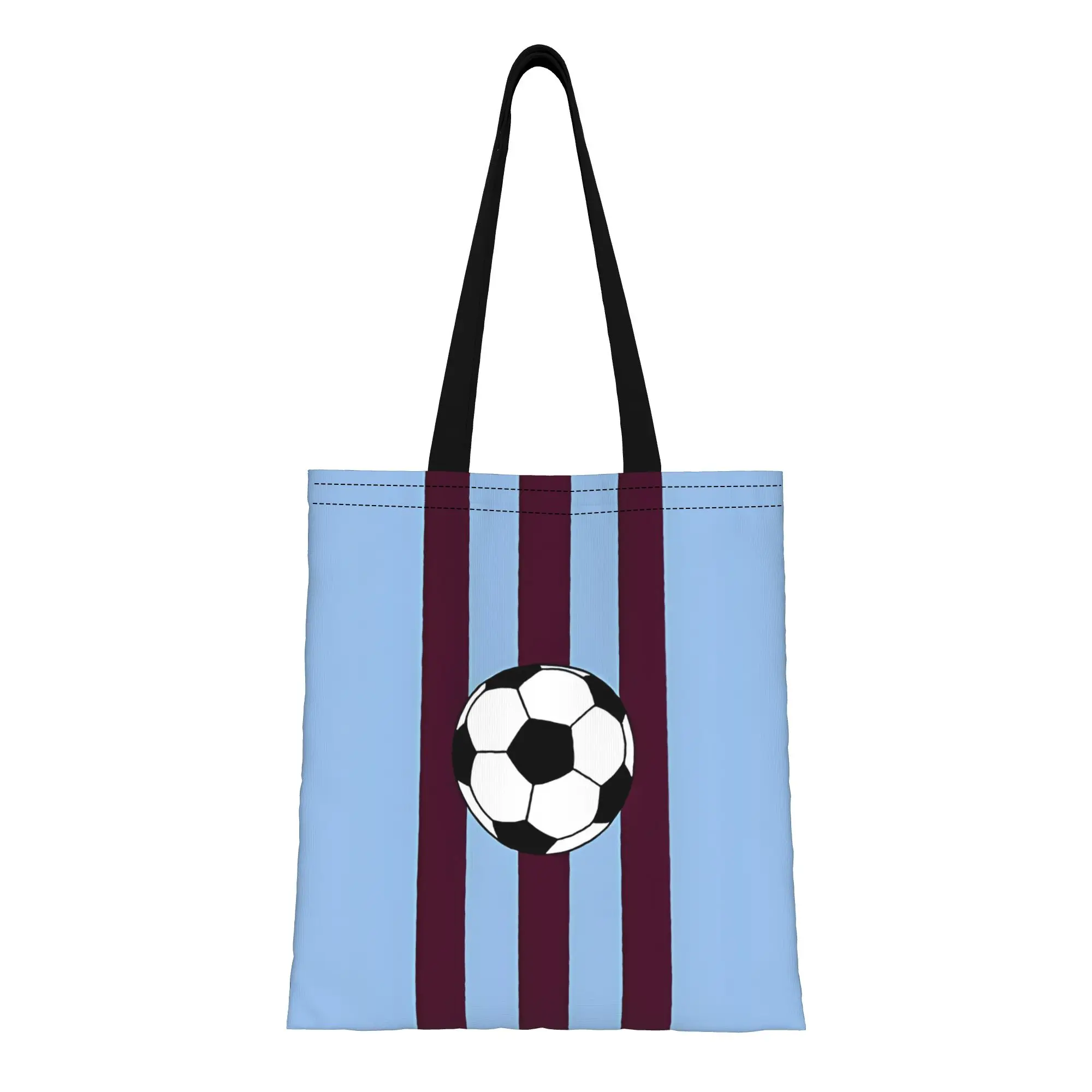 

ita bag Aston Villa Logo 2026 Reusable Double Sided Canvas Tote Bag Shoulder Handbag