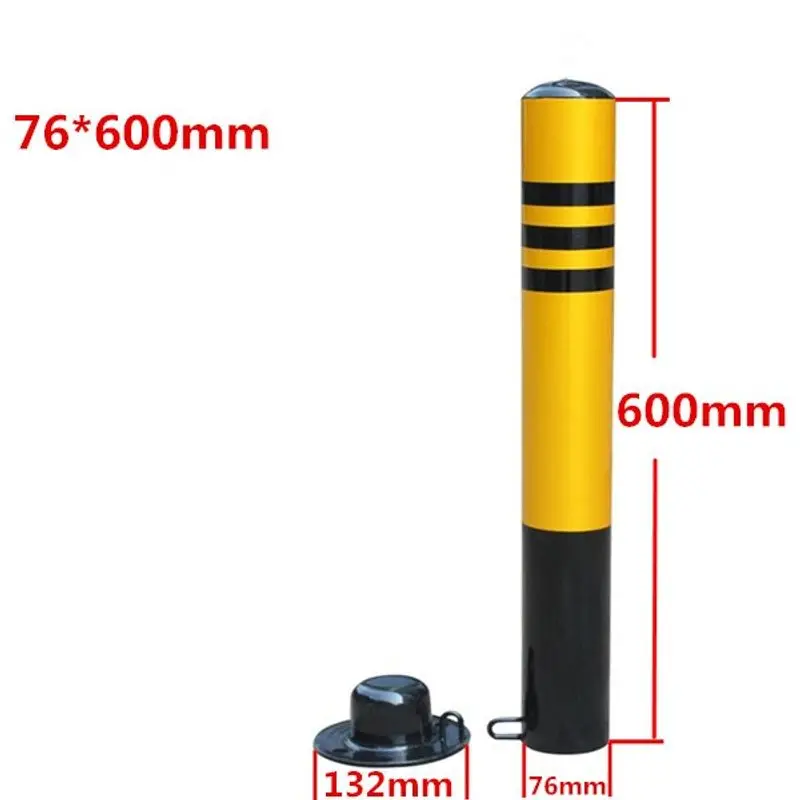 LHX-HD-LZ 76*600 Parking Lock Ground Lock Reflective Warning Column Isolation Column Parking Pile Activity Road Pile