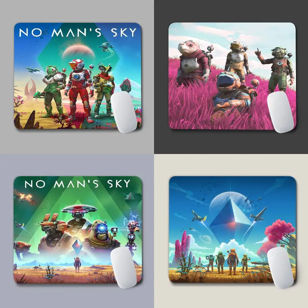 Mouse Pad Gaming Laptops Mousepad Gamer Carpet Keyboard Mat Desk Protector Anime Cartoon Mouse Pads Hot N-No Man S Sky Game