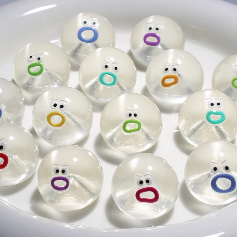 Multi-colori Mini Espressione Trasparente Giocattoli Squishy Palle Antistress Rilassamento Sensoriale Giocattolo Agitarsi Per I Bambini Bomboniere