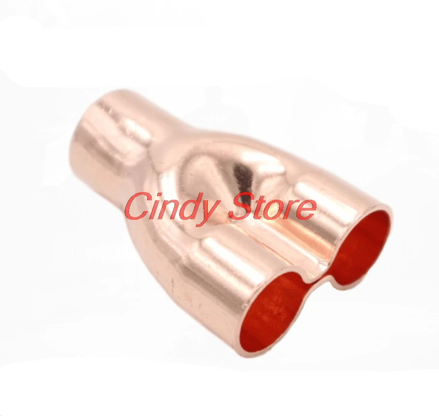 

1 шт. 6-28 мм медный конец подачи Y-типа 3-ходовой фитинг для воды и жидкости