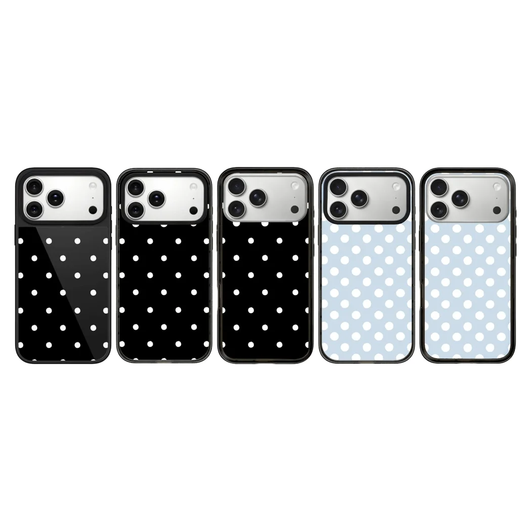 

Dots Black Blue Magnetic Phone Case Cover for IPhone 12 13 14 15 16 17 Pro Max Case for IPhone 17 Air