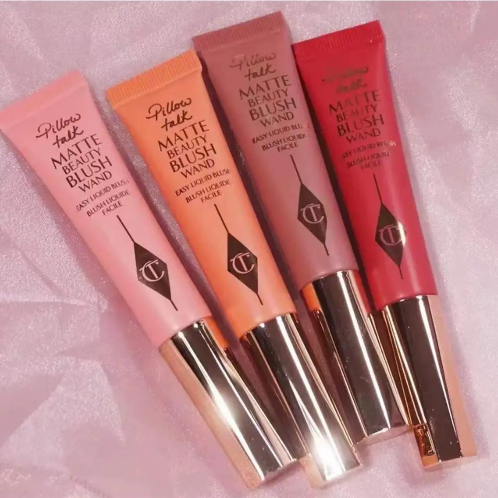12ml Vloeibare Blush Pen Draagbare Spons Tip Natuurlijke Rosy Glow KUSSEN TALK Niet-oxidatieve Make-Up Wangen Lippen Ogen Multi Functie