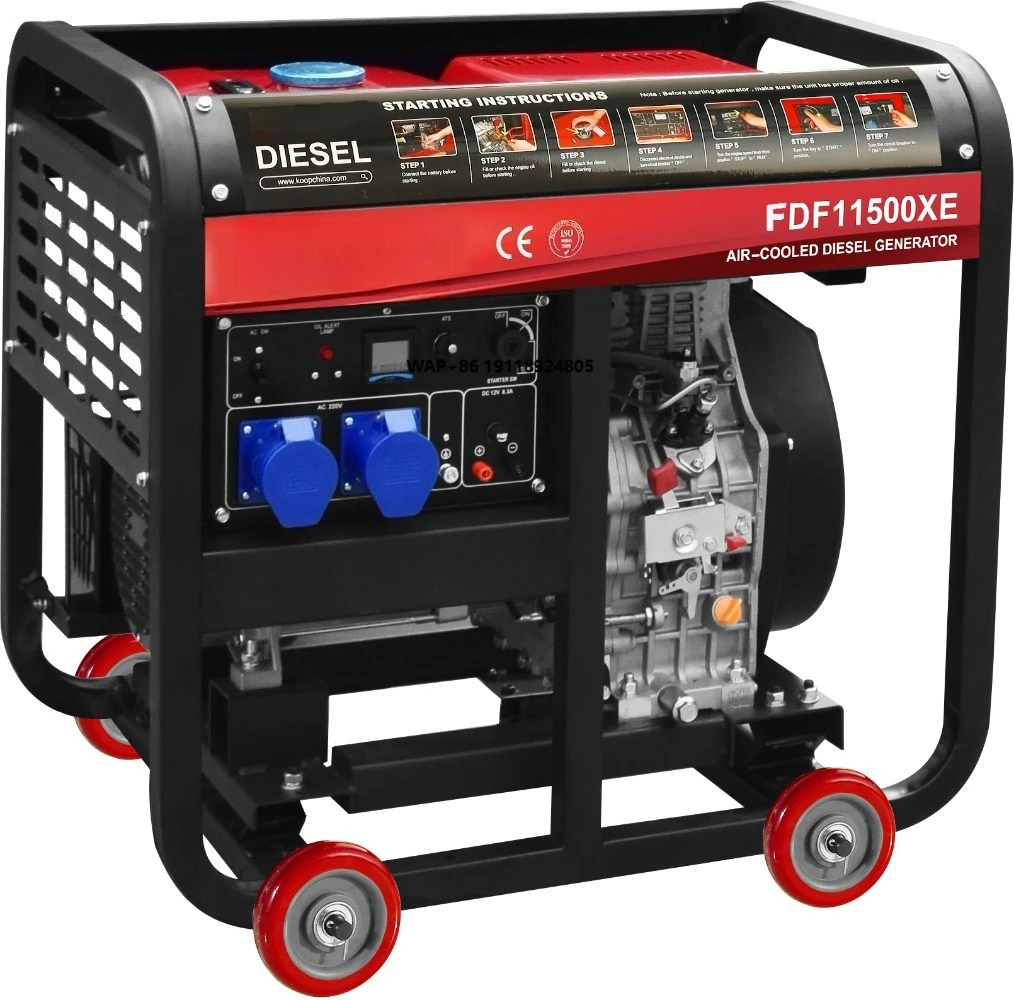 High Quality Open Frame  Generator Chinese Factory Portable Open Type Simple Operation Rated Voltage 220V/230V 50Hz