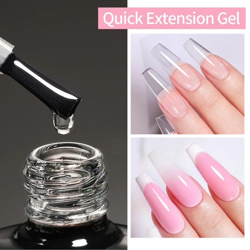 UR SUAGR 7ml Quick Extension Gel Function Gel Transparent Reinforcement Hard Gel Semi Permanent UV LED Quick Building Nail Art