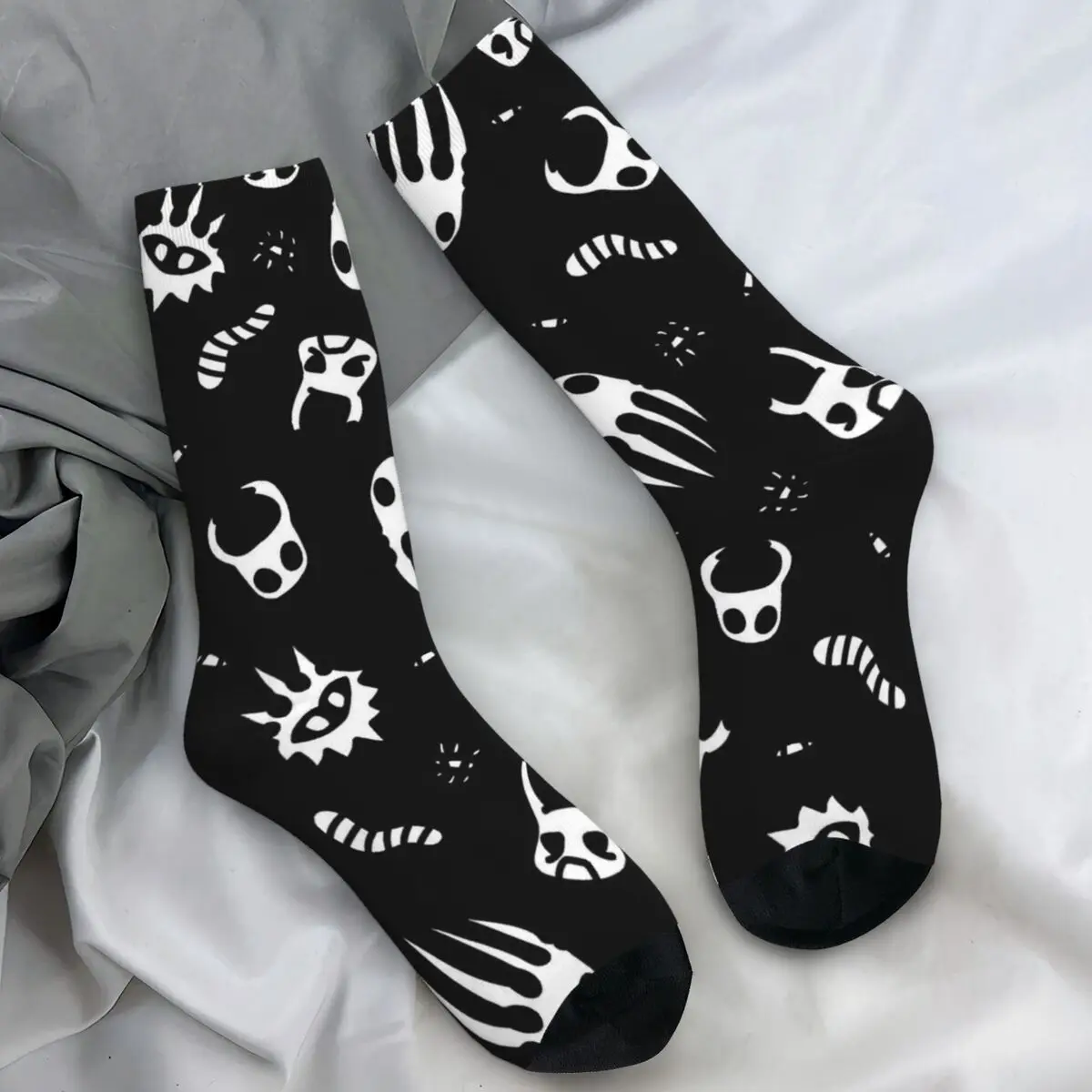 

Носки Hollow Knight с героями мультфильмов, рыцарь и шершень, корейские чулки, мужские дышащие носки для скейтборда, весенние противоскользящие носки