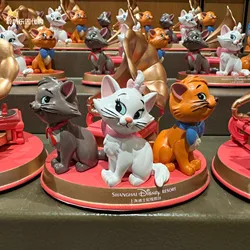 New Original Shanghai Disney Marie Cat Phonograph-Shaped Cartoon Cute Car Nodding Ornament Decoration