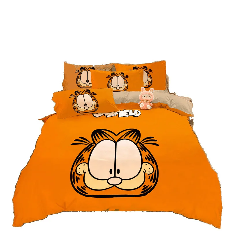

Anime For G-Garfields Bedding Set Pillowcase 2/3pcs Odie Duvet Cover Adult BoyGirl Bedroom Decoration Single Double Large Size