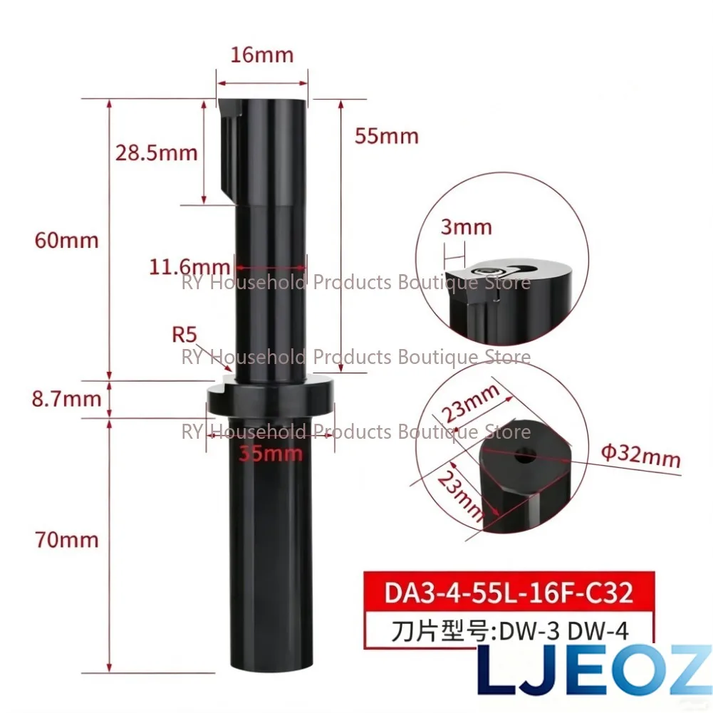 CNC Machining Center Slotting Tool Holder Keyway Gear Shaper Positioning Groove Broach Tool Inserts C25 C32 C40