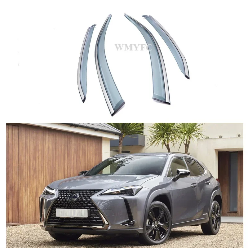 

FOR Lexus UX UX200 UX250H 2019 20 2021 Window Visors Rain Guard Windows Rain Cover Deflector Awning Shield Vent Guard Shade 4PC