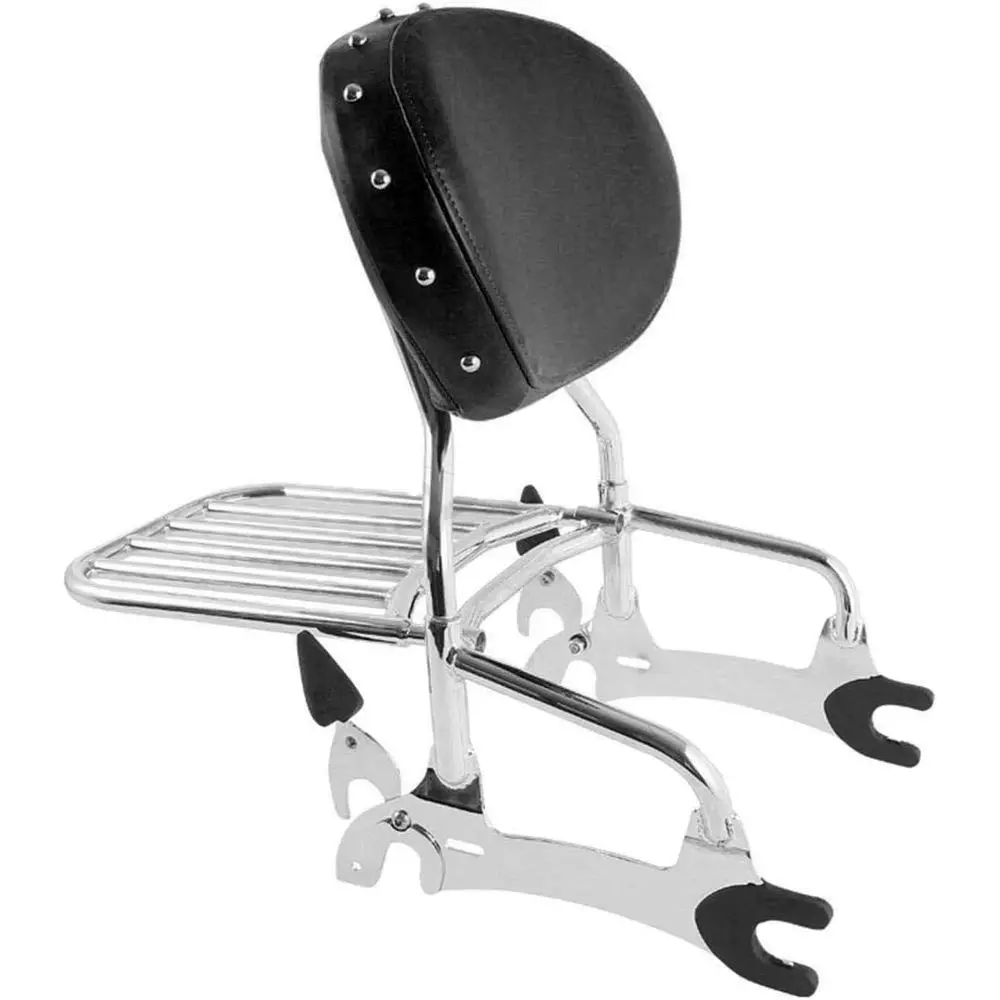 

Пассажирская спинка-держатель (сисси-бар) с багажником для винтажных классических мотоциклов 2014-2018 годов