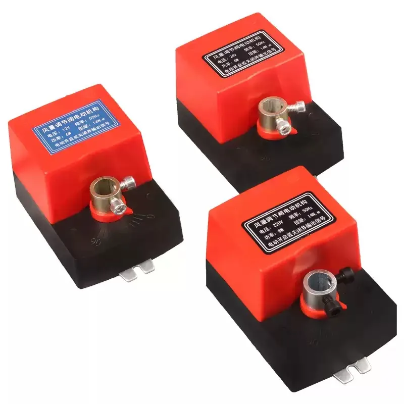Air Damping Valve Ac220V Electric Duct Electric Damper Actuator for Ventilation Valves with Signal