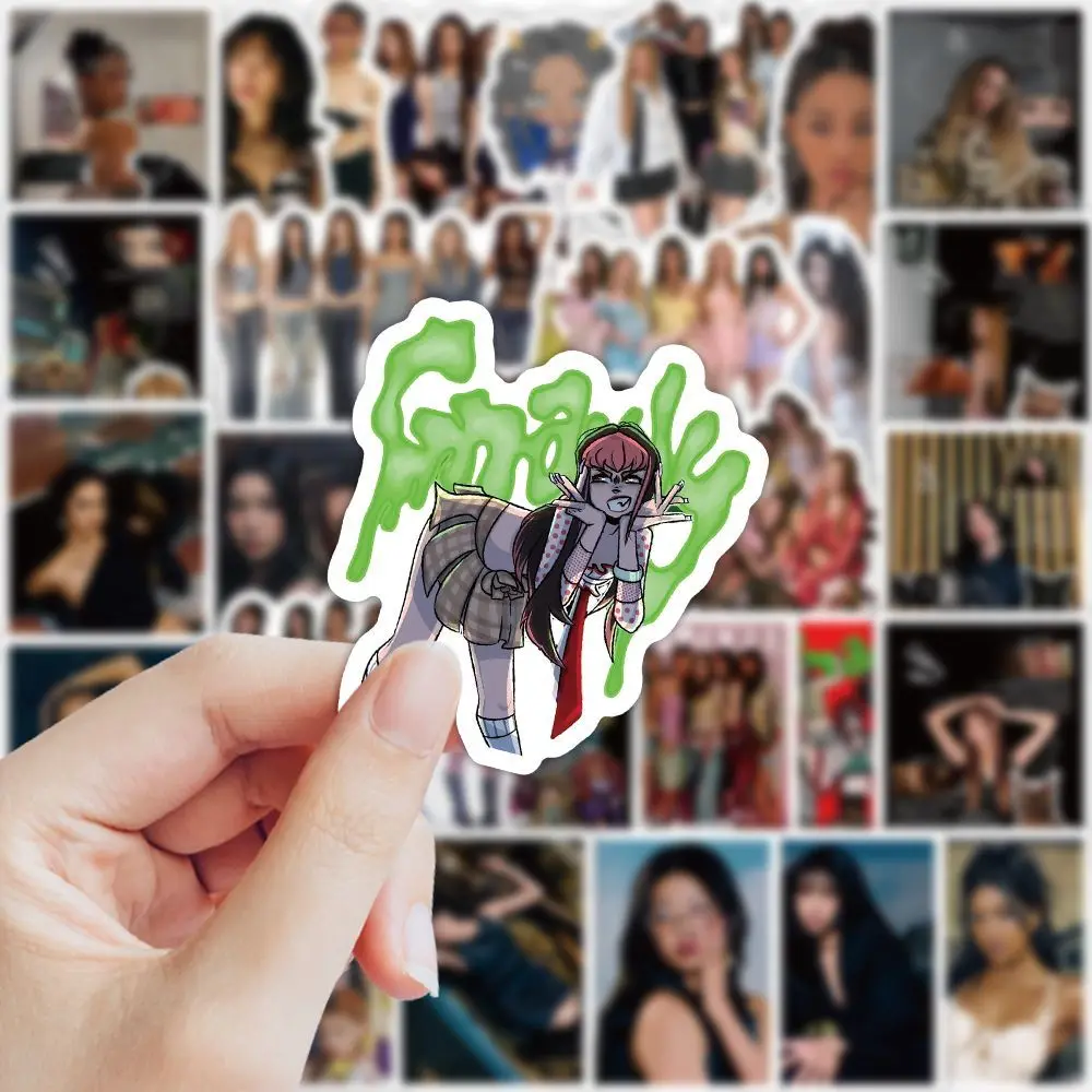 KPOP KATSEYE Stickers Ins Korean Girl Group Star Peripheral High-value Creative Decoration Mobile Phone Account Desktop Stickers