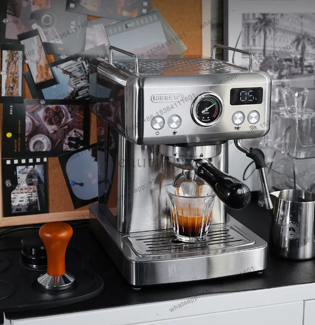 X4 Espresso Machine Temperature Volume Pre Brewing Adjustable 58mm Portafilter Cappuccino Coffee Maker