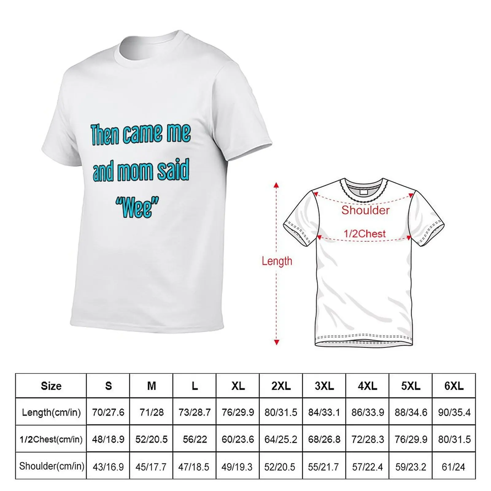 Then Came me and Mom said Wee 3 The Big Three This is Us Triplets/Three Babies T-Shirt