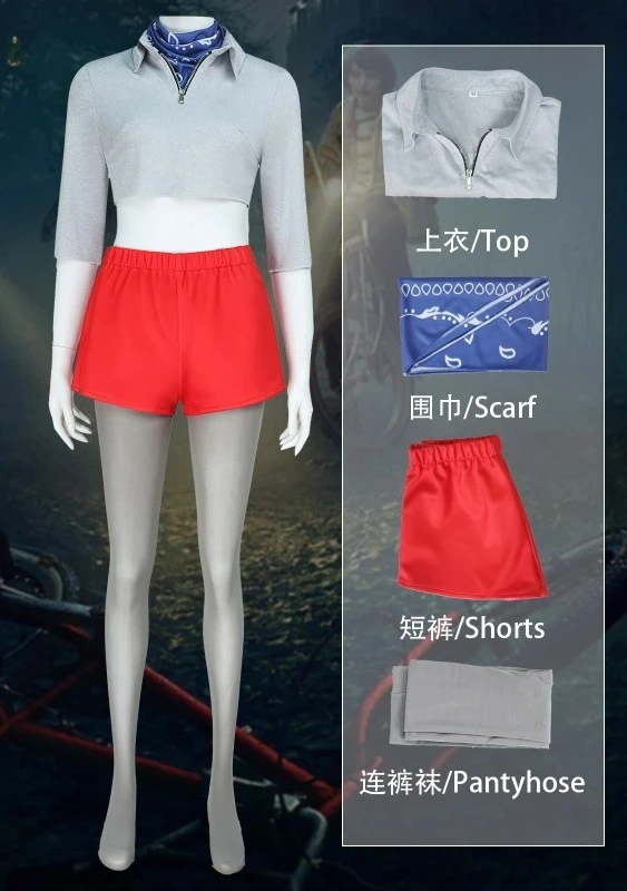 

Костюм для косплея Элевина из сериала «Очень странные дела», тонкий костюм для Хэллоуина и карнавальных вечеринок, для женщин и девушек, 5-й сезон