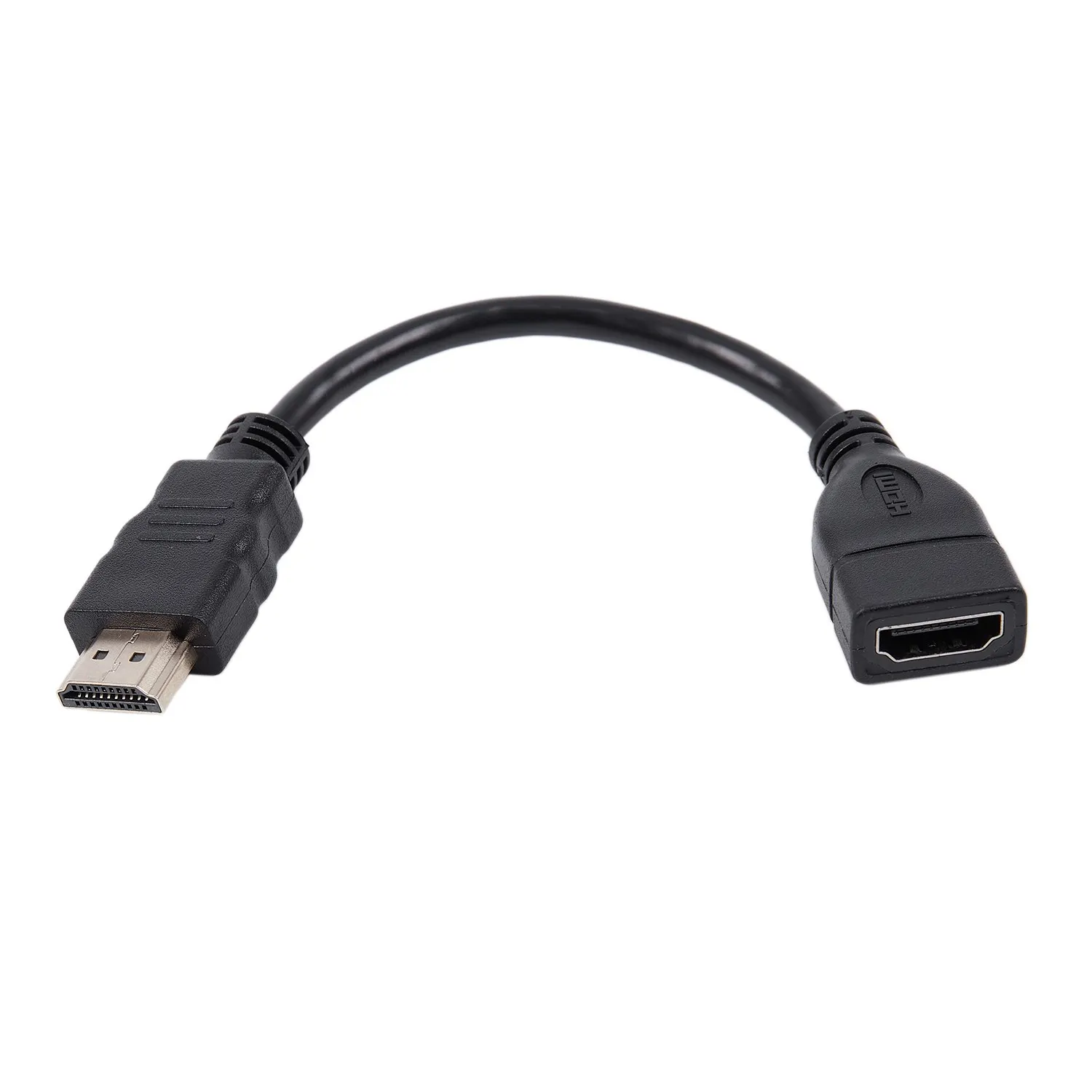 HDMI-kompatibles Stecker-zu-Buchse-Verlängerungskabel, kurz und praktisch für Google Chrome Cast, Fire TV Stick, Roku Stick-Verbindung