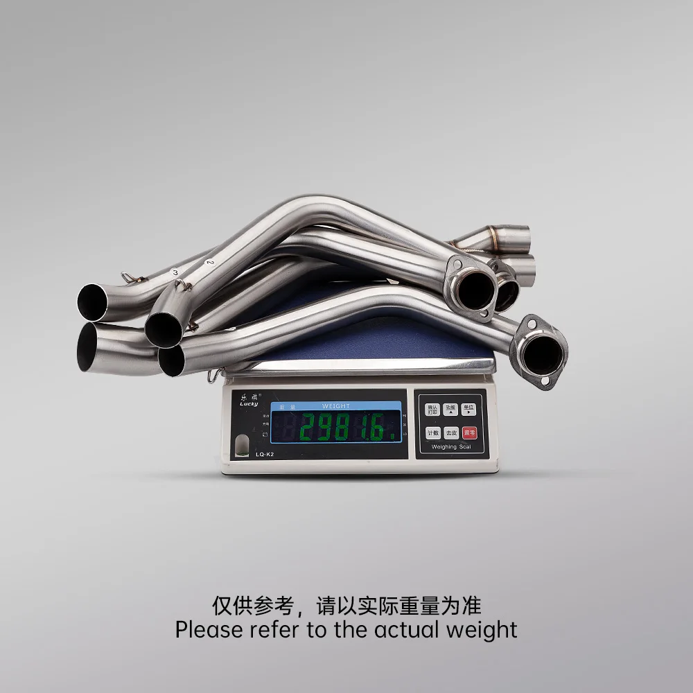 Full System For MT09 FZ09 xsr900 2021-2024 Motorcycle Exhaust Modified Three Layer Carbon Muffler Front Link Pipe Slip on