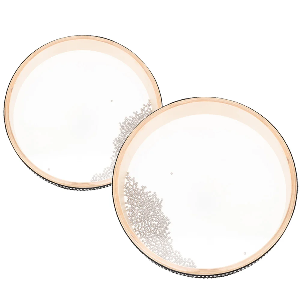 2 szt. Bęben Surf Dziecięce Instrumenty Muzyczne Dźwięk Ocean Zabawka Dzieci Morze Fala Drewno