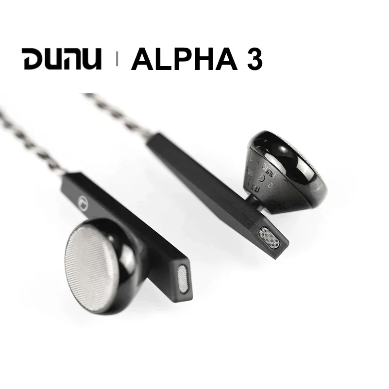 

DUNU ALPHA 3 14.2mm Dynamic Driver Flat Headset Open Earbuds wired Earphone Aluminum Alloy