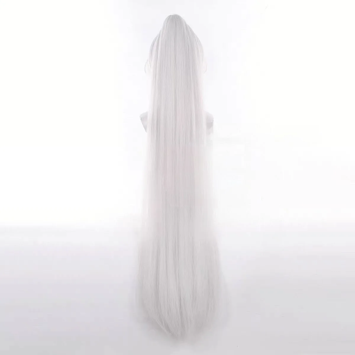 Game Wuthering Waves Hiyuki Cosplay Wig Women Long Hair White Hair Hiyuki 3D Headwear Halloween Heat Resistant Synthetic Wigs view 5