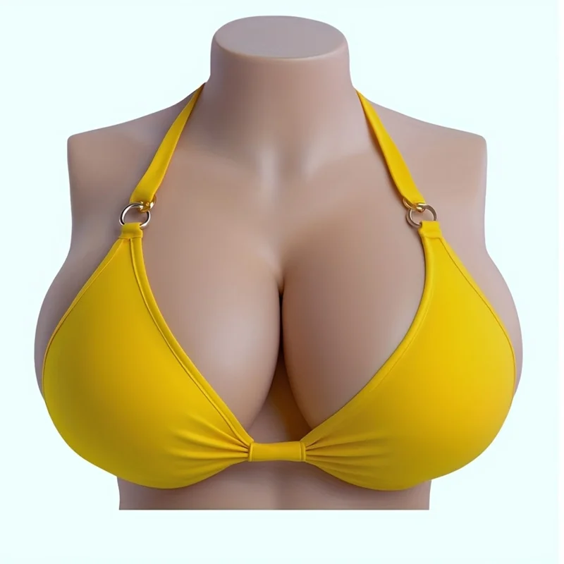 Soft Lightweight Realistic C-G Cup Silicone Breast Forms for Crossdressers Transgender DragQueen Cosplay Comfortable Breastplate