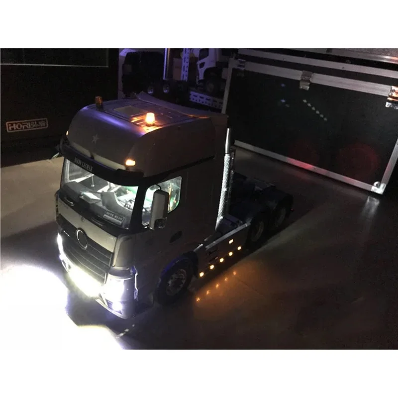 LED Light Side Skirt Lights Side Lamp Parts for 1/14 Tamiya RC Truck Tipper SCANIA 770S 56368 VOLVO ACTROS AROCS MAN