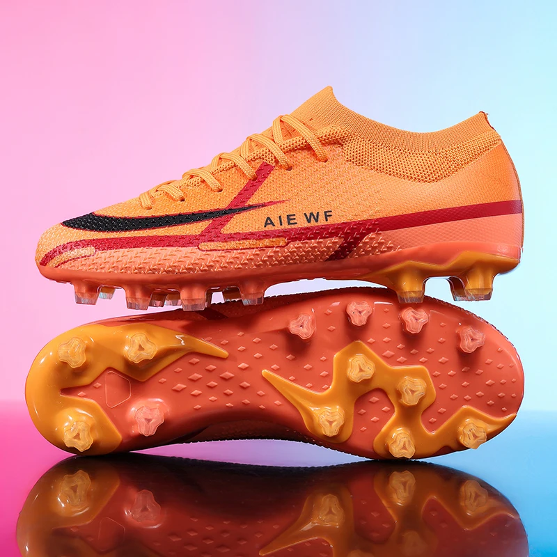 

New Men Soccer Shoes Futsal Women Ultralight Unisex Hot Sale Cleats High-quality Professional Football Boots TF/FG Sneakers