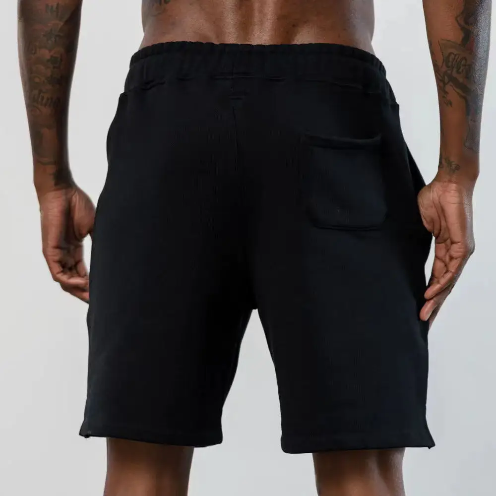 Short de sport en coton pour hommes, pantalon à siège ouvert invisible, short décontracté taille moyenne, pantalon de survêtement pour hommes, vêtements de club en plein air, été