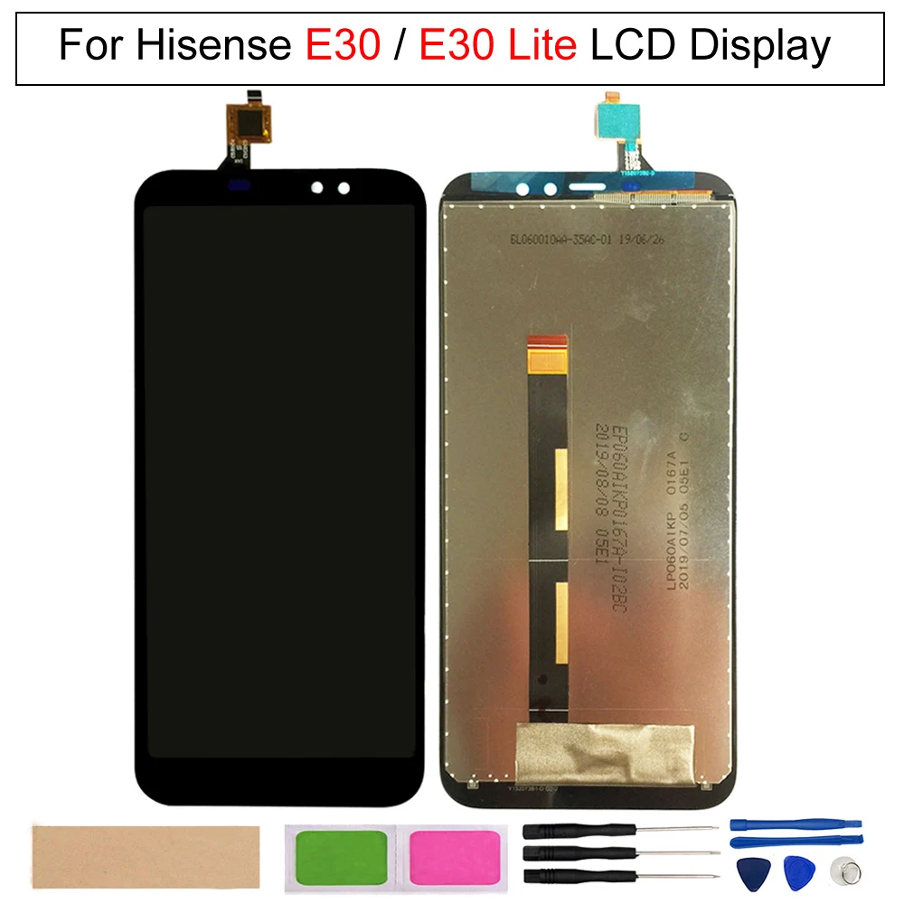 LCD Display Touch Screen Digitizer Assembly for Hisense Infinity E30 Lite, E31 Lite, HLTE102e,HLTE220e