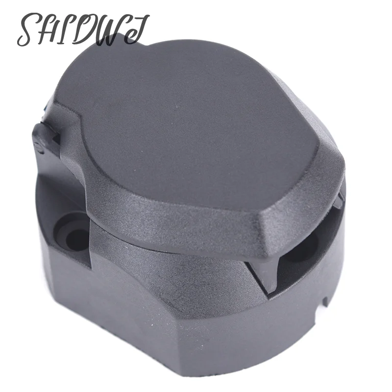 12V 7Pin Round European standard Trailer Caravan Connector Plug Socket Towbar