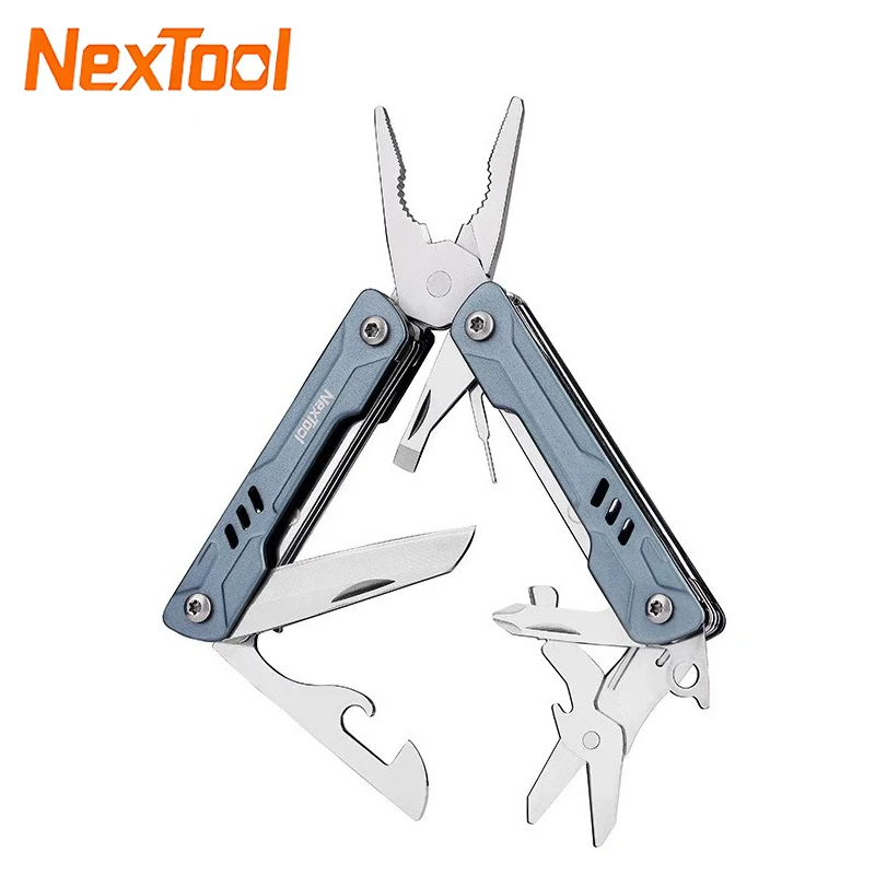 2024 New NexTool Mini Sailor Pliers Lite 10 In 1 Multi Tool Folding Scissors Screwdriver Portable EDC Outdoor Equipment