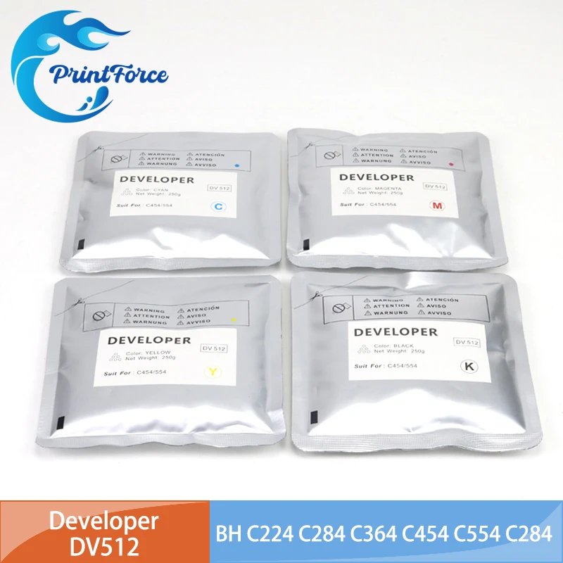 A2XN0KD Original Quality DV512 DV-512 Developer Powder for Konica Minolta Bizhub BH C224 C284 C364 C454 C554 C284 C364 C454e