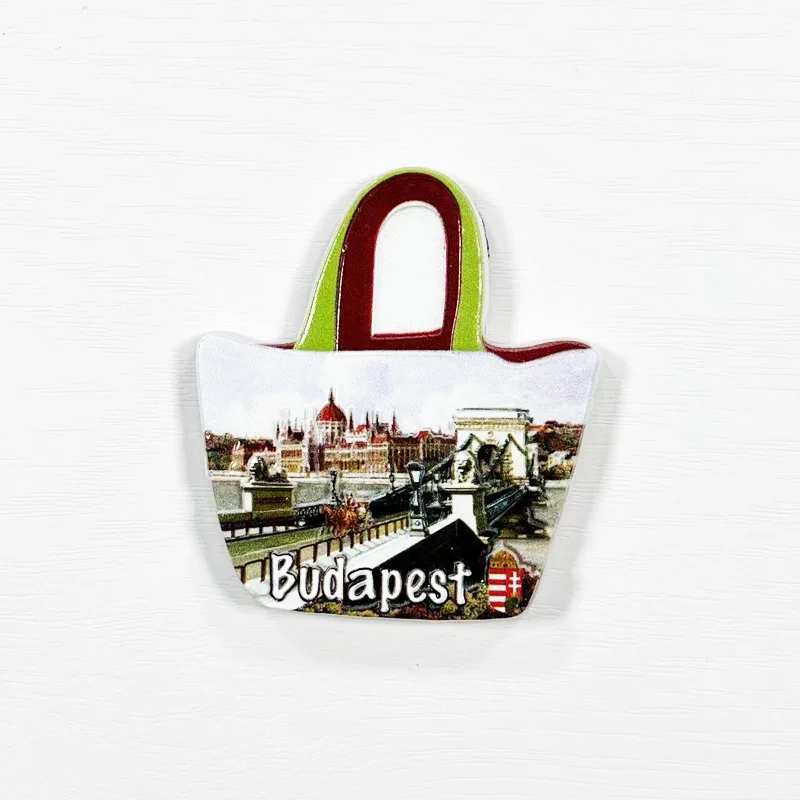 بودابست، المجر معلم بناء مغناطيس الثلاجة الإبداعية السفر تذكارية ديكور المنزل