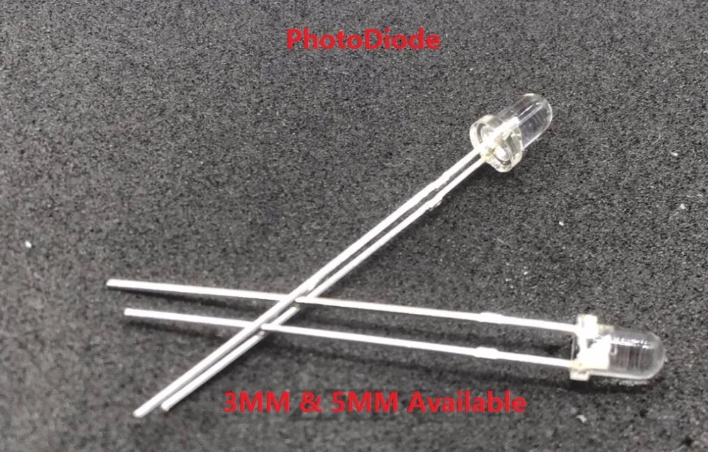 20 szt. Fotodioda 3MM Fotoczuła dioda Fotoczujniki Photo LED 5MM F3 F5
